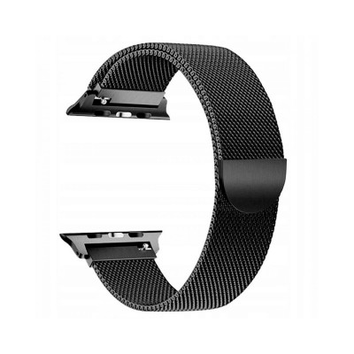 Curea Apple Watch, Tech Protect Milanese Loop, Compatibila Cu Apple Watch 1/2/3/4/5 (38/40mm) ,Negru
